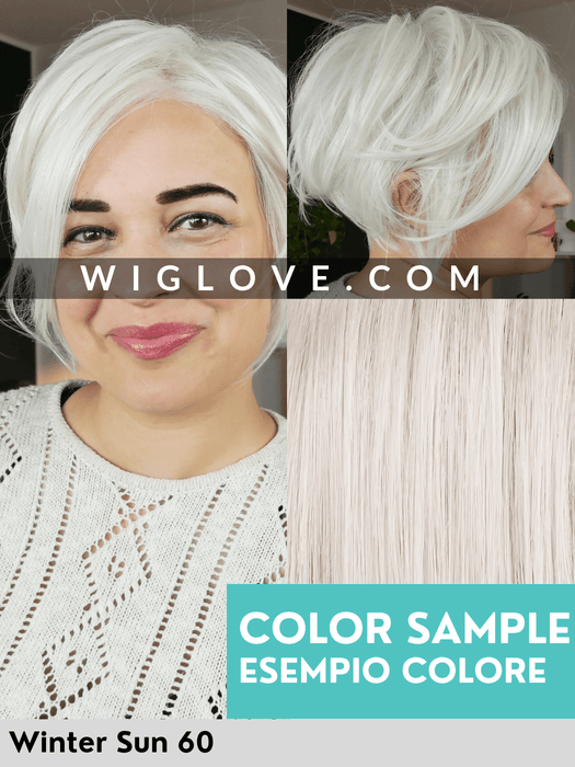SHELBY - attaccatura naturale, riga libera - Wig Love - Parrucca SinteticaWinter Sun