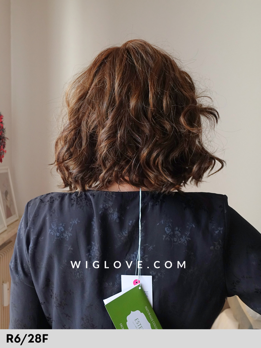 wren estetica designs parrucca mossa alle spalle lacefront riga libera retro aperto e fatto a macchina fibra sintetica tradizionalle