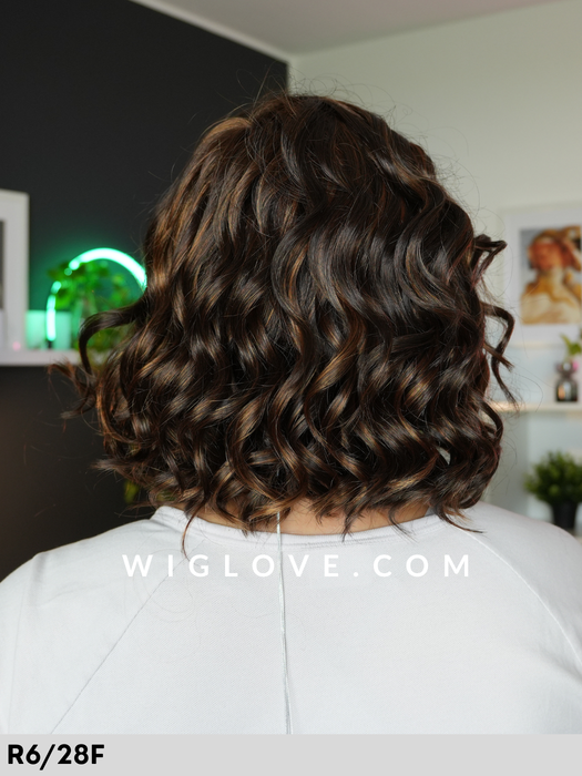 wren estetica designs parrucca mossa alle spalle lacefront riga libera retro aperto e fatto a macchina fibra sintetica tradizionale