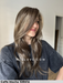 zara lite jon renau parrucca sintetica lunga e scalata 100% fatta a mano lacefront attaccatura naturale riga libera monofilamento retro chiuso poliuretano