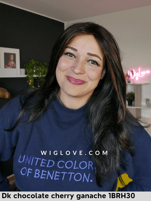 zara jon renau parrucca lunga sintetica tradizionale attaccatura naturale lacefront riga libera monofilamento esteso retro fatta a macchina taglia S, M,L 