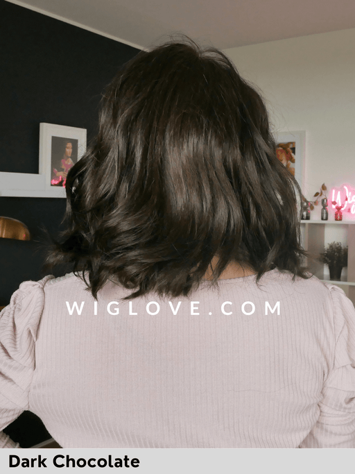 ZARA - riga a destra e attaccatura naturale I Pronta Consegna 24/48 ore - Wig Love - Parrucca SinteticaDark Chocolate