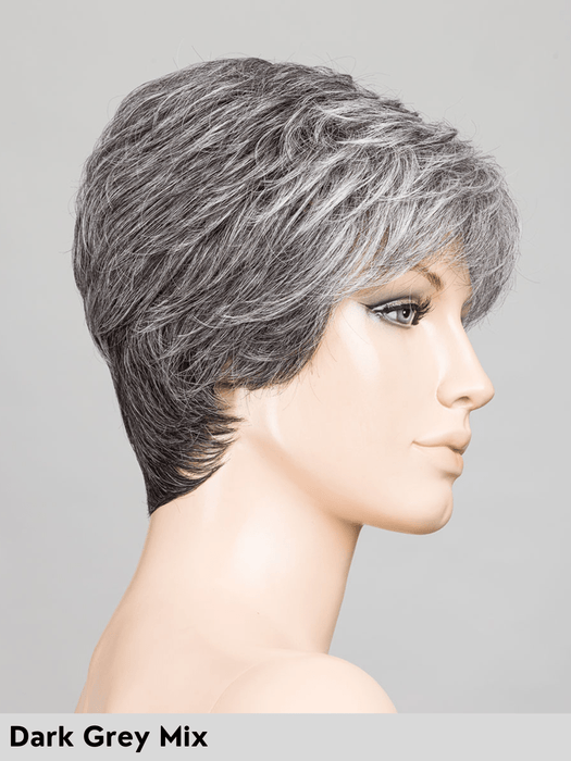 ZOE - attaccatura naturale, monofilamento al vortice - Wig Love - Parrucca SinteticaDark Grey Mix