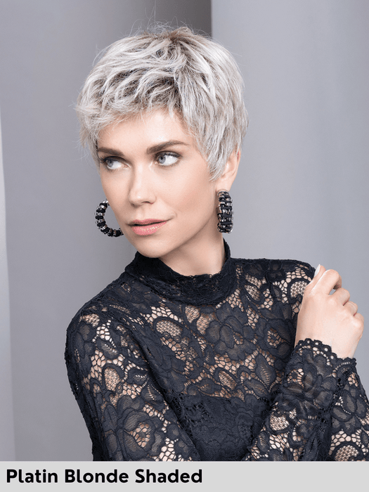 ZOE - attaccatura naturale, monofilamento al vortice - Wig Love - Parrucca SinteticaPlatin Blonde Shaded