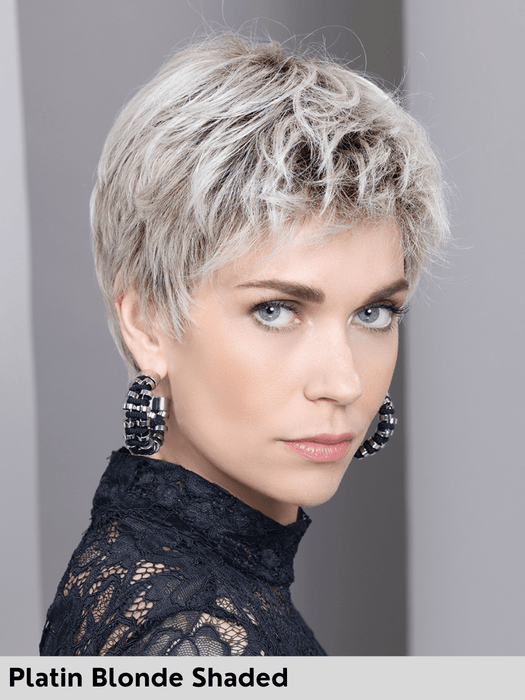 ZOE - attaccatura naturale, monofilamento al vortice - Wig Love - Parrucca SinteticaPlatin Blonde Shaded