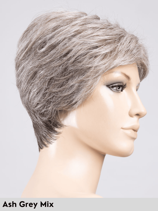ZOE MONO - attaccatura naturale, riga libera e retro chiuso - Wig Love - Parrucca SinteticaAsh Grey Mix