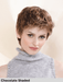 ZOE MONO - attaccatura naturale, riga libera e retro chiuso - Wig Love - Parrucca SinteticaChocolate Shaded
