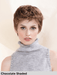 ZOE MONO - attaccatura naturale, riga libera e retro chiuso - Wig Love - Parrucca SinteticaChocolate Shaded