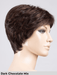 ZOE MONO - attaccatura naturale, riga libera e retro chiuso - Wig Love - Parrucca SinteticaDark Chocolate Mix