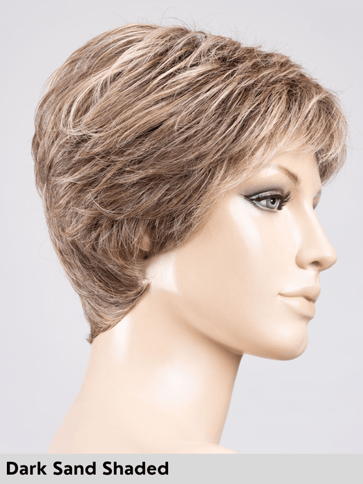 ZOE MONO - attaccatura naturale, riga libera e retro chiuso - Wig Love - Parrucca SinteticaDark Sand Shaded