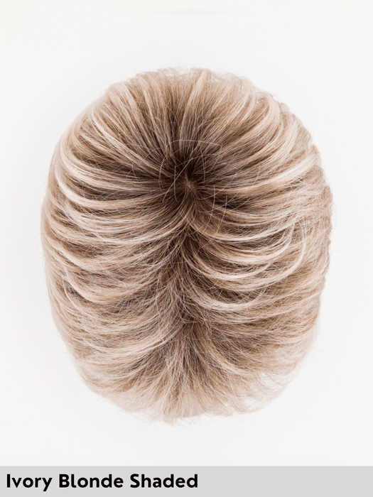 ZOE MONO - attaccatura naturale, riga libera e retro chiuso - Wig Love - Parrucca SinteticaIvory Blonde Shaded