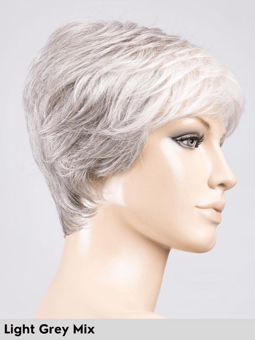 ZOE MONO - attaccatura naturale, riga libera e retro chiuso - Wig Love - Parrucca SinteticaLight Grey Mix