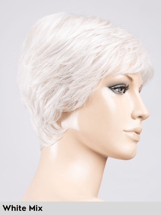 ZOE MONO - attaccatura naturale, riga libera e retro chiuso - Wig Love - Parrucca SinteticaWhite Mix