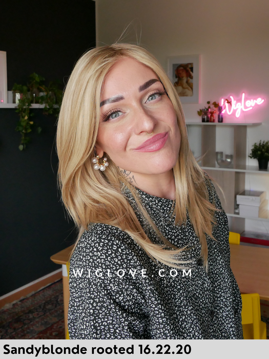 zora ellen wille parrucca naturale 100% remy lunga e scalata con attaccatura naturale riga libera