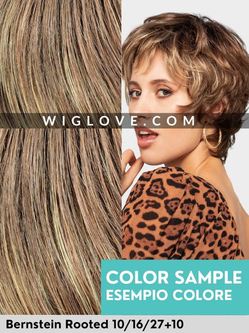 KATE SOFT - riga libera, attaccatura naturale - Wig Love - Parrucca SinteticaBernstein Rooted 10/16/27+10