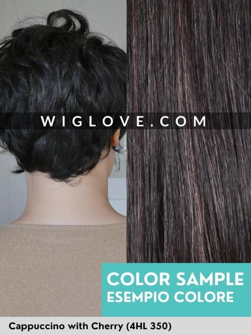 LACE FRONT MONO TOP - Topper Liscio 46cm I Sintetico Termoresistente - Wig Love - TopperCappuccino with Cherry