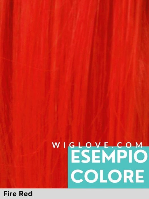 KATE LACE - riga sinistra + piccolo lace front - Wig Love - Parrucca SinteticaFire Red