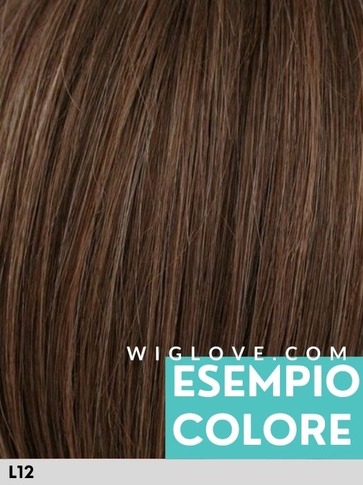 DEBBIE - Capelli Naturali 100% Remy - Wig Love - Parrucca Capelli VeriLight Brown L12