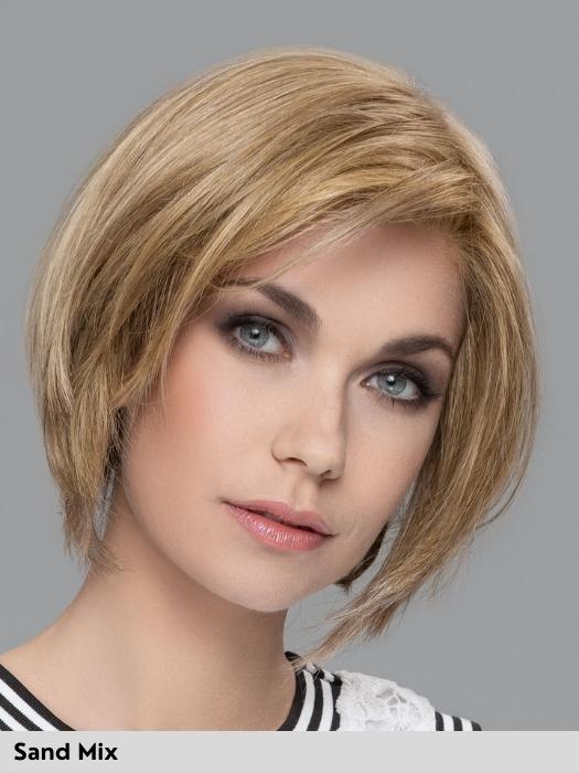Mood di Gisela Mayer colore Sand Mix parrucca capelli misti sintetici naturali parrucca donna liscia per perdita di capelli dovuta ad alopecia o chemioterapia