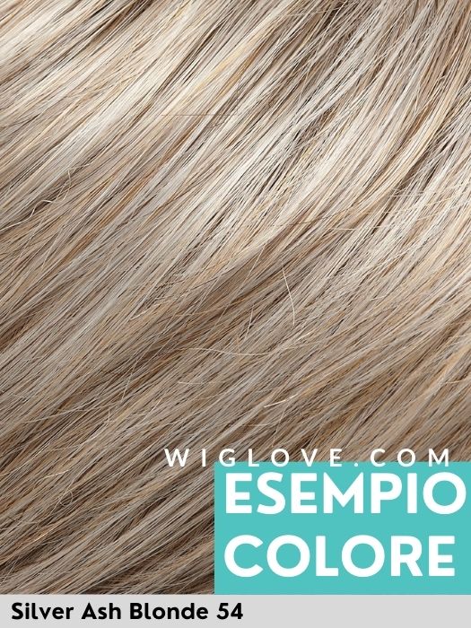 Jon Renau in Silver Ash Blonde 54. Synthetic wig, parrucca sintetica di altissima qualità.