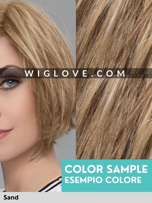 ADORE - capelli misti - riga sinistra, attaccatura naturale - Wig Love - Parrucca Capelli MistiSand Mix