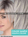 ADORE - capelli misti - riga sinistra, attaccatura naturale - Wig Love - Parrucca Capelli MistiSilver Blonde Rooted