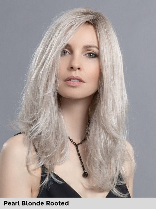 ADVANCE MONO PART - capelli misti - attaccatura naturale, riga sinistra - Wig Love - Parrucca Capelli MistiPearl Blonde Rooted
