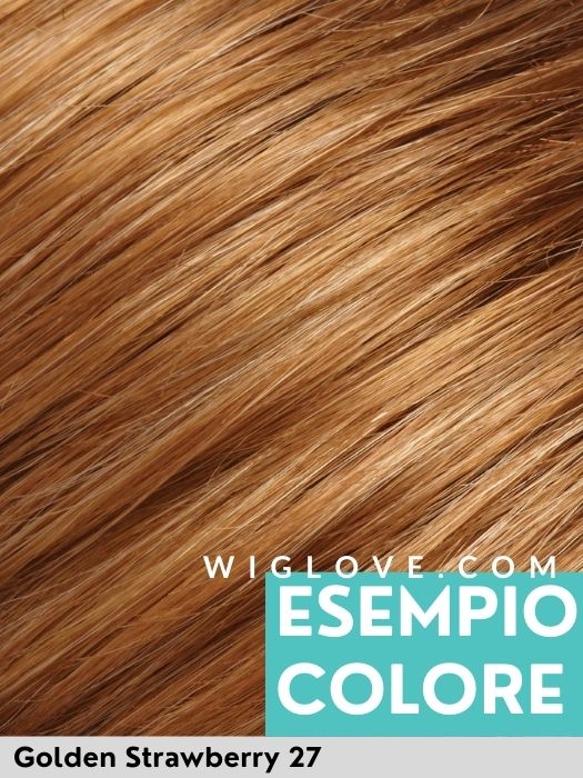 Jon Renau in Golden Strawberry 27. Synthetic wig, parrucca sintetica di altissima qualità.