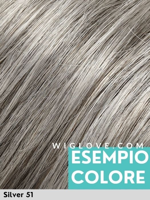 Jon Renau in Silver 51. Synthetic wig, parrucca sintetica di altissima qualità.
