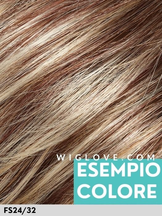 Jon Renau in FS24/32. Synthetic wig, parrucca sintetica di altissima qualità.