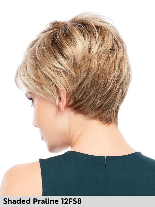 Allure di Jon Renau parrucca sintetica taglia s m l small medium large colore Shaded Praline per perdita o assottigliamento dei capelli