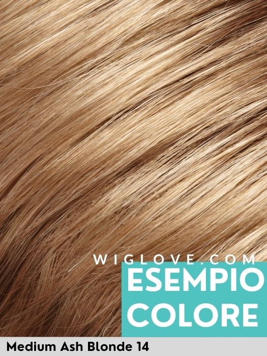 Jon Renau in Medium Ash Blonde 14. Synthetic wig, parrucca sintetica di altissima qualità.