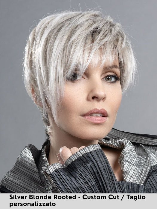 AMAZE - capelli misti - Doppio monofilamento, riga e attaccatura naturale - Wig Love - Parrucca Capelli MistiEspresso Mix