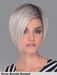 AMAZE - capelli misti - Doppio monofilamento, riga e attaccatura naturale - Wig Love - Parrucca Capelli MistiSilver Blonde Rooted