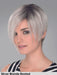 AMAZE - capelli misti - Doppio monofilamento, riga e attaccatura naturale - Wig Love - Parrucca Capelli MistiSilver Blonde Rooted