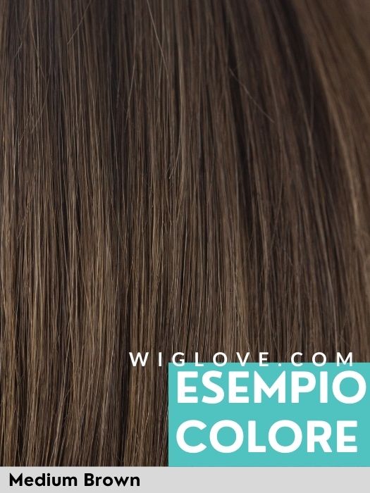 ANGELICA PM - Pronta Consegna 24/48 ore - Wig Love - Parrucca SinteticaMedium Brown