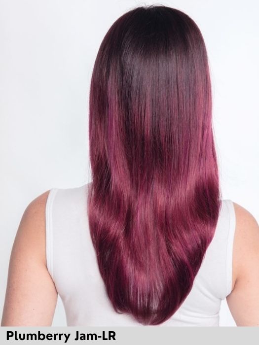 Angelica PM di Noriko parrucca sintetica colore Plumberry Jam LR per perdita di capelli dovuta ad alopecia o tumore