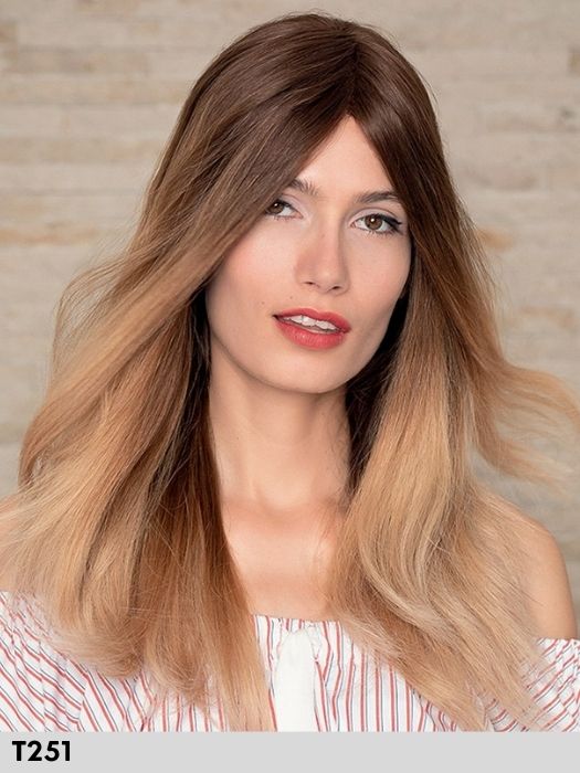 BALAYAGE REMY - Capelli Naturali Remy - 100% fatta a mano - Wig Love - Parrucca Capelli VeriT251