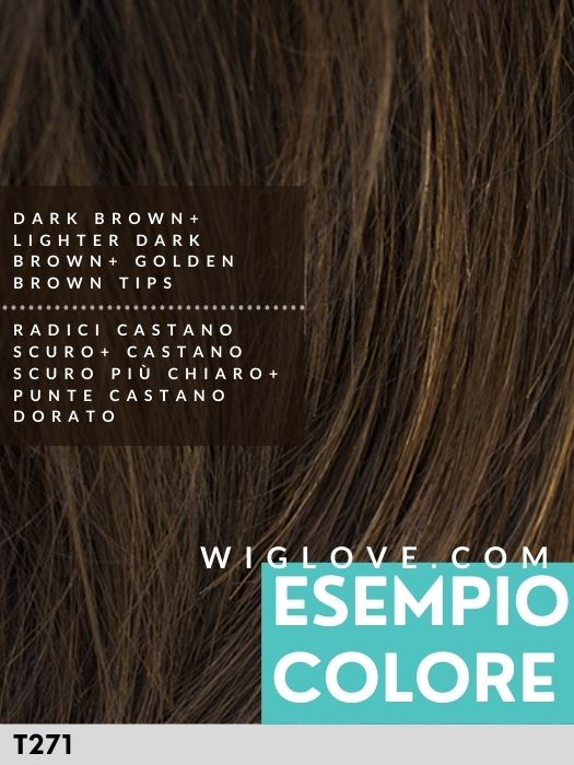 BALAYAGE REMY - Capelli Naturali Remy - 100% fatta a mano - Wig Love - Parrucca Capelli VeriT271