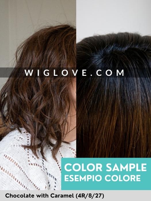 BELLISSIMA - riga sinistra, attaccatura naturale - Wig Love - Parrucca SinteticaHoney with Chai Latte