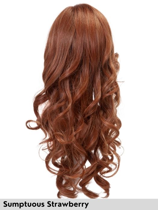 Bohemia di Belle Tress colore Sumtuous Strawberry parrucca sintetica lunga mossa vendita parrucche per perdita di capelli dovuta ad alopecia o tumore