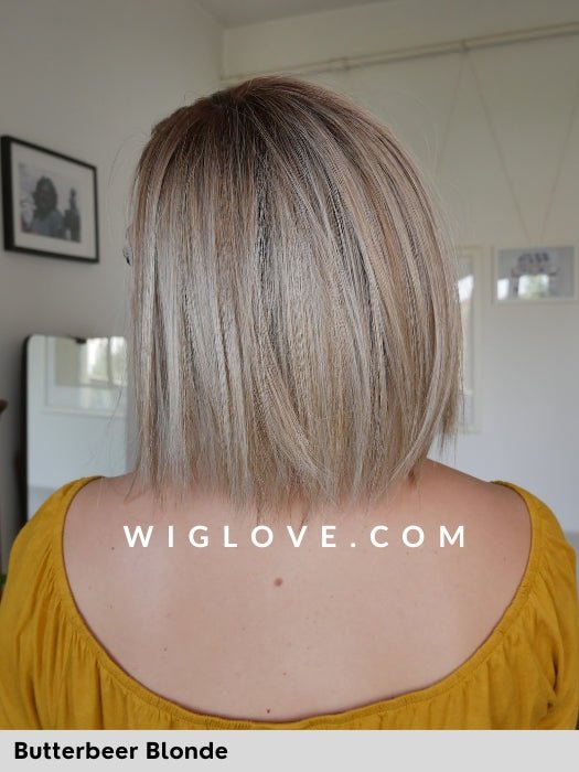 CAFE CHIC - riga sinistra, attaccatura naturale - Wig Love - Parrucca SinteticaButterbeer Blonde