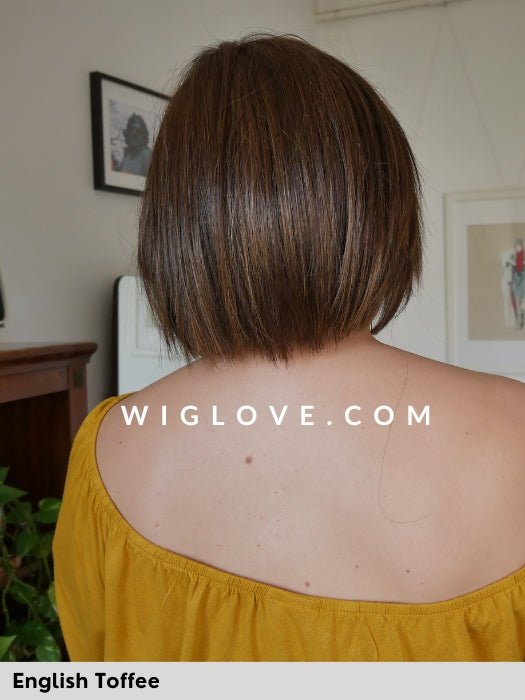 CAFE CHIC - riga sinistra, attaccatura naturale - Wig Love - Parrucca SinteticaEnglish Toffee