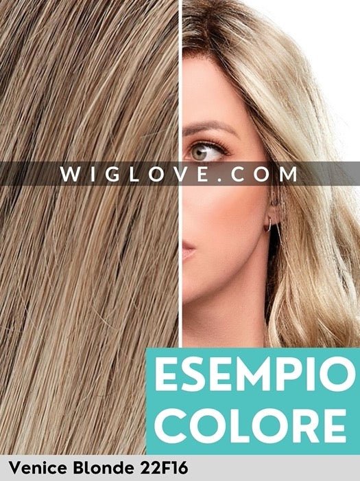 Jon Renau in Venice Blonde 22F16. Synthetic wig, parrucca sintetica di altissima qualità.