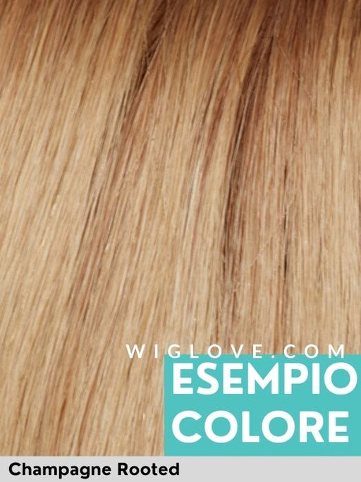 MAGIC PONY HH - Frangia di Capelli 100% Naturali - Wig Love - FrangiaChampagne Rooted