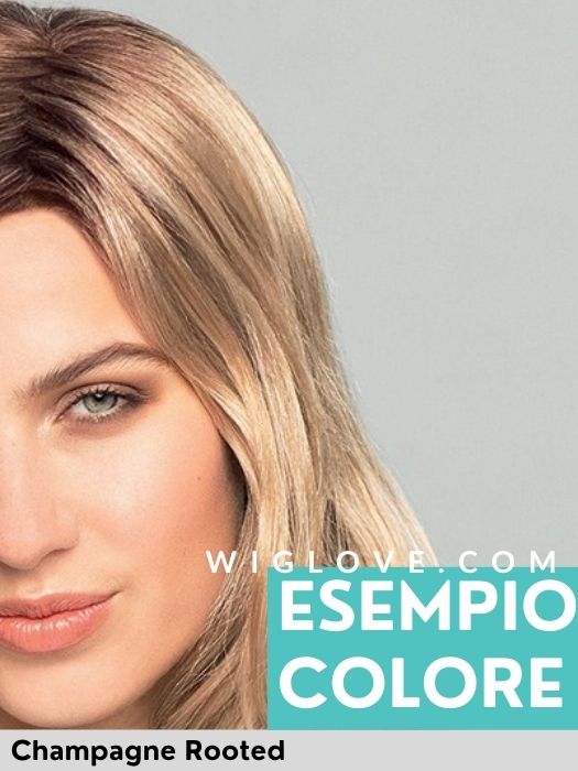 CHANGE - lace front e riga sinistra - Taglia Small - Wig Love - Parrucca SinteticaChampagne Rooted