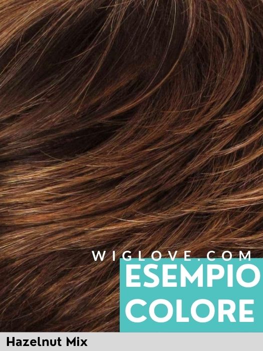 CHANGE - lace front e riga sinistra - Taglia Small - Wig Love - Parrucca SinteticaHazelnut Mix