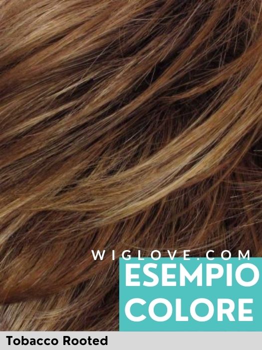 CHANGE - lace front e riga sinistra - Taglia Small - Wig Love - Parrucca SinteticaHazelnut Mix