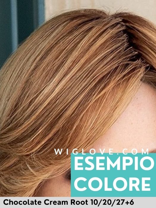 DEBBIE - Capelli Naturali 100% Remy - Wig Love - Parrucca Capelli VeriLight Brown L12