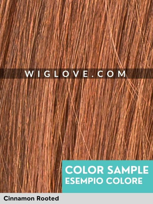 COOKIE MONO PART - riga sinistra, attaccatura naturale - Wig Love - Parrucca SinteticaCinnamon Rooted